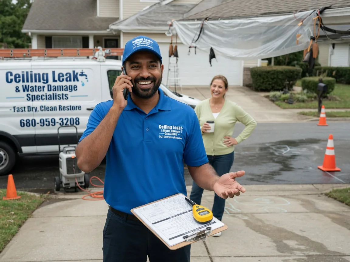 Ceiling Leak Cleanup Cookson, OK FAQs